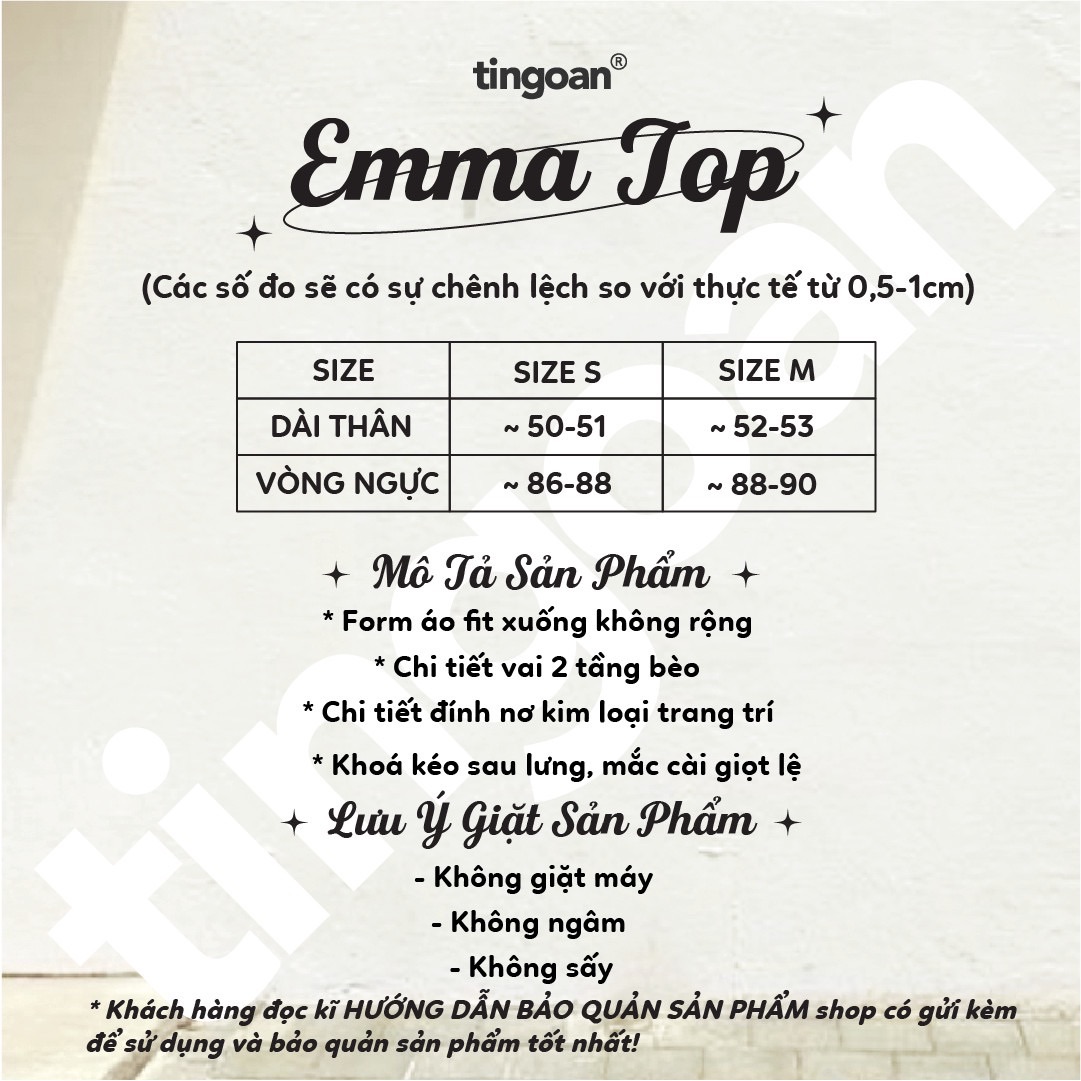 EMMA TOP/WH