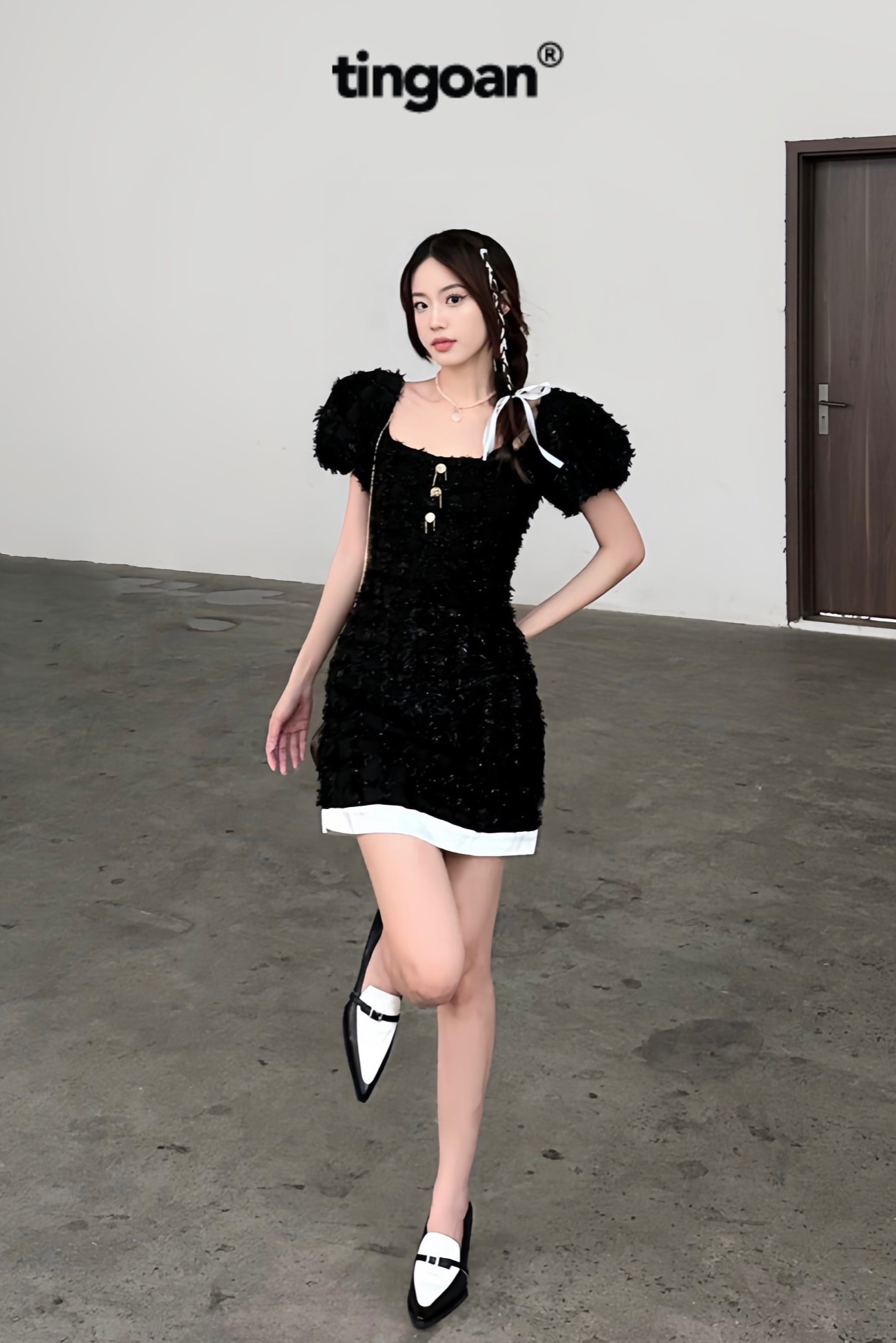 LOVE ME ONLY DRESS/BL