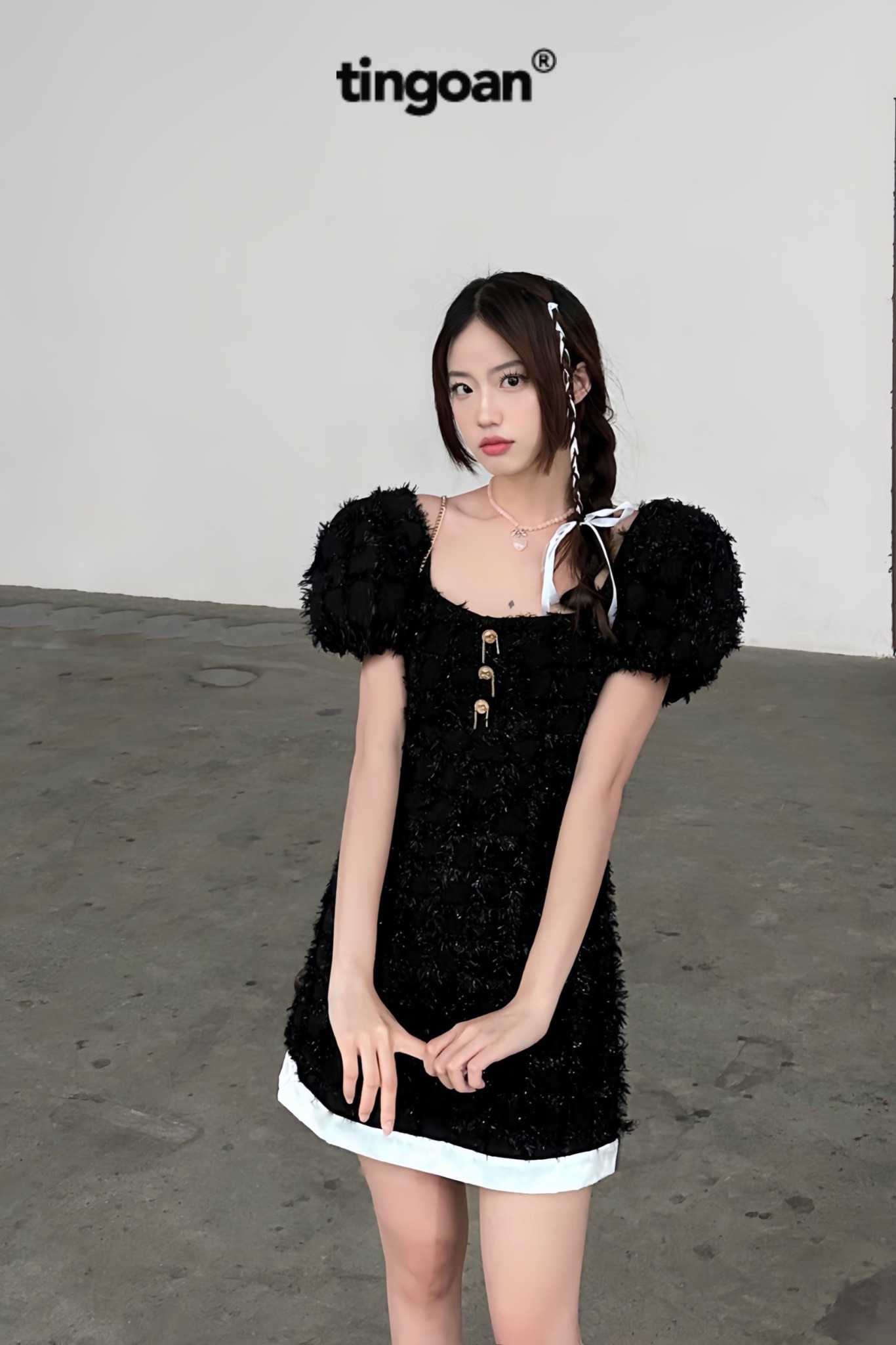 LOVE ME ONLY DRESS/BL