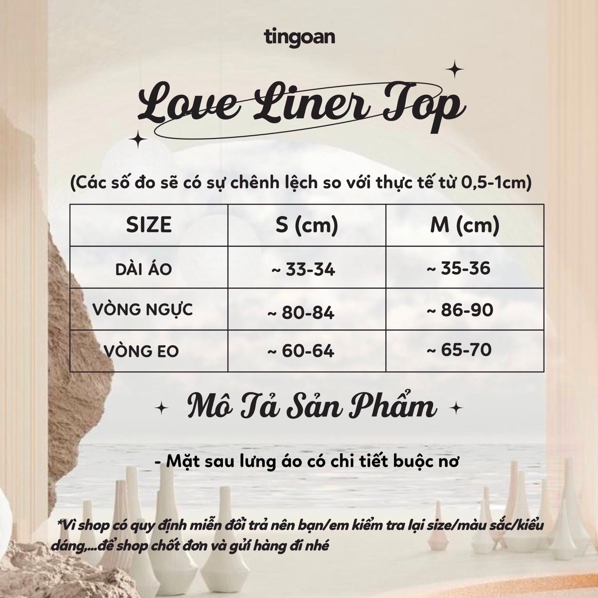 LOVE LINER TOP/WH