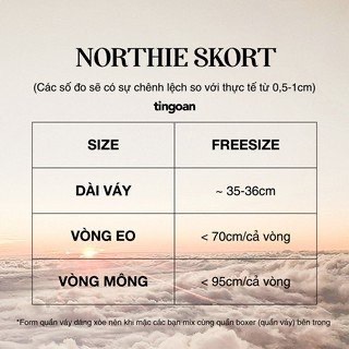NORTHIE SKORT VER2/BL/FS