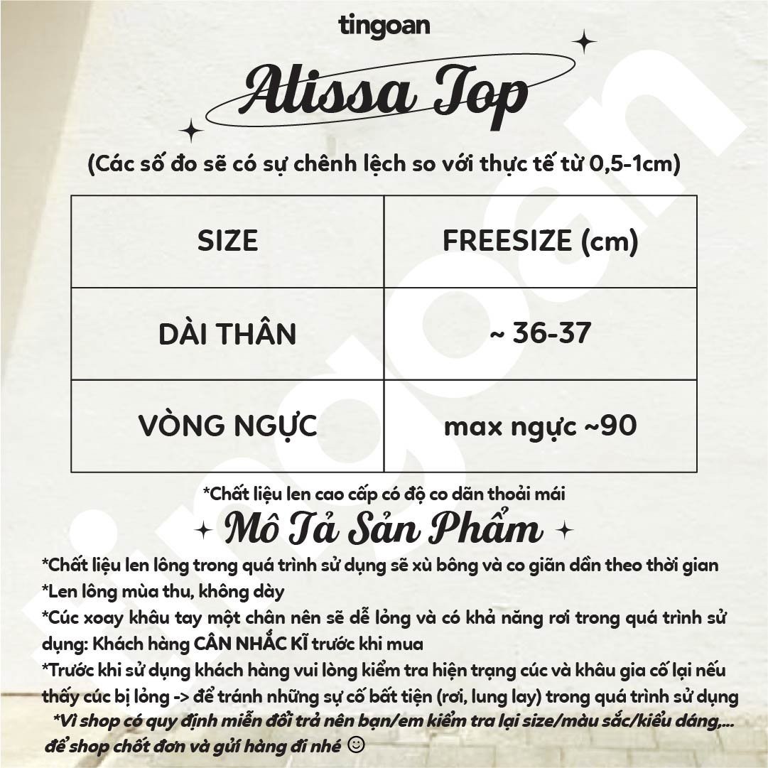 ALISSA TOP/BLUE/FS