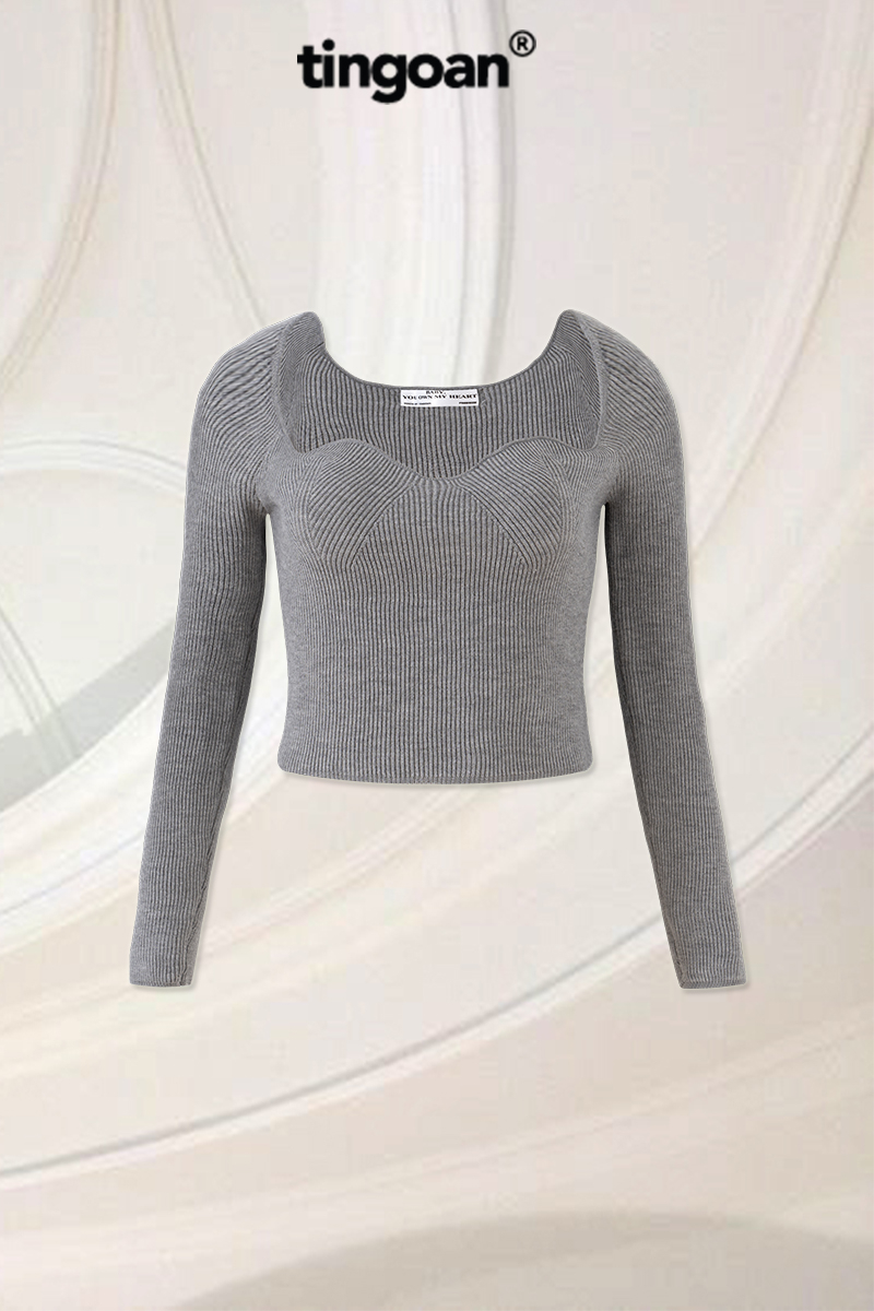 TIFFANY TOP VER 2/ LIGHT GRAY/FS