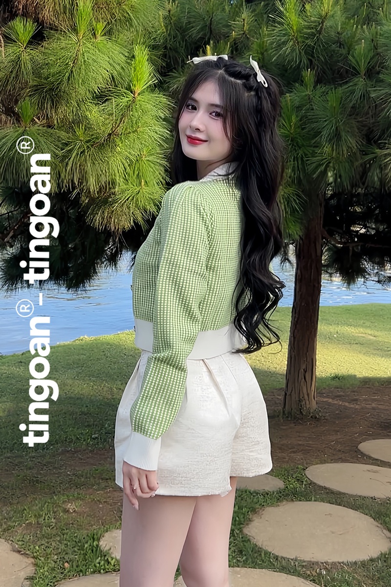 LOULOU CARDIGAN/GREEN