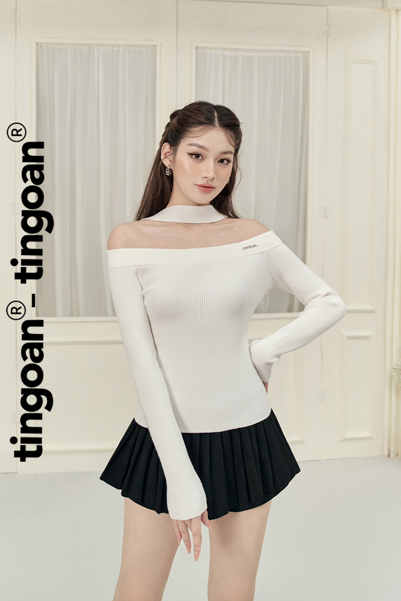 CHOKER TOP/WH-WH