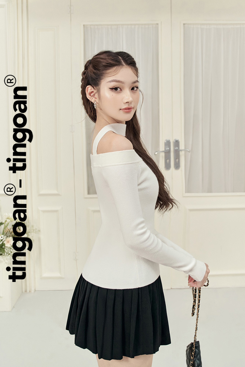 CHOKER TOP/WH-WH