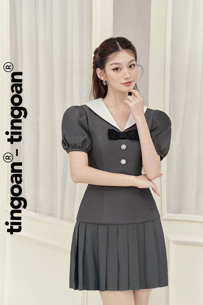 MARIE ANNA DRESS VER2 (2 CÚC)/GR