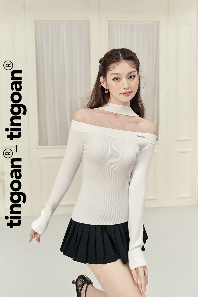 CHOKER TOP/WH-WH