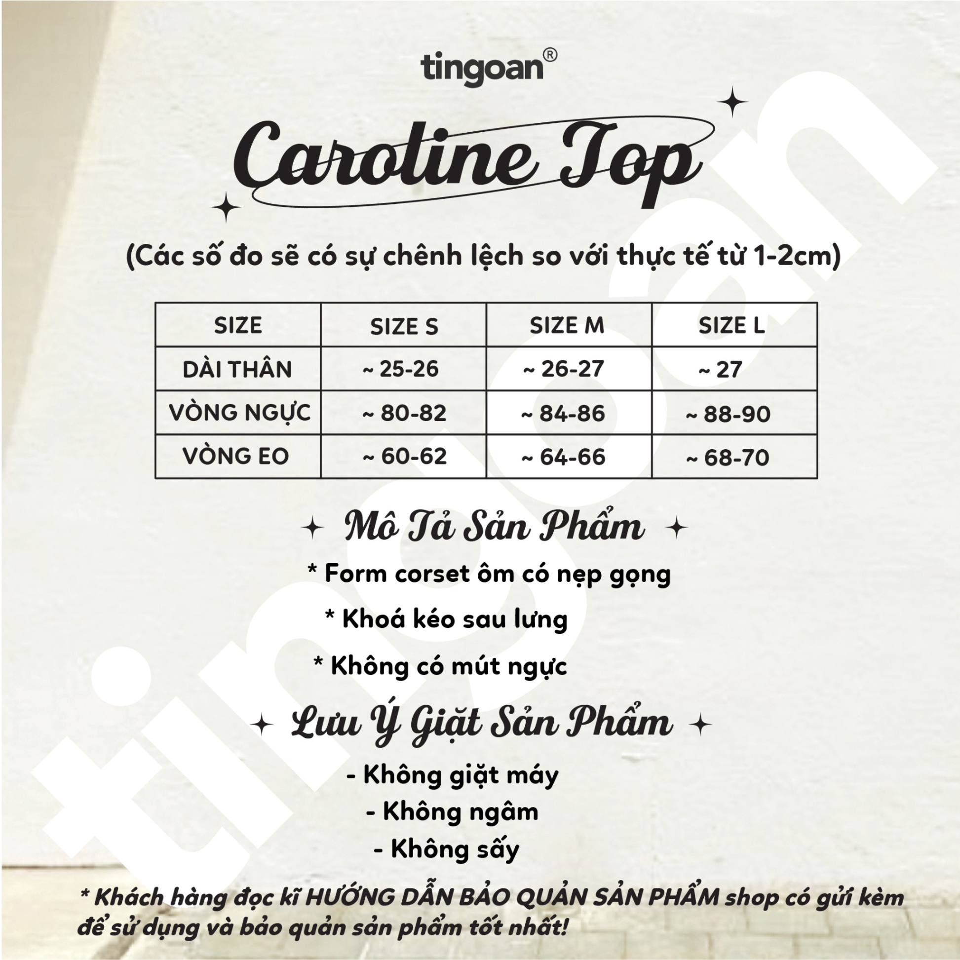 CAROLINE TOP/BL