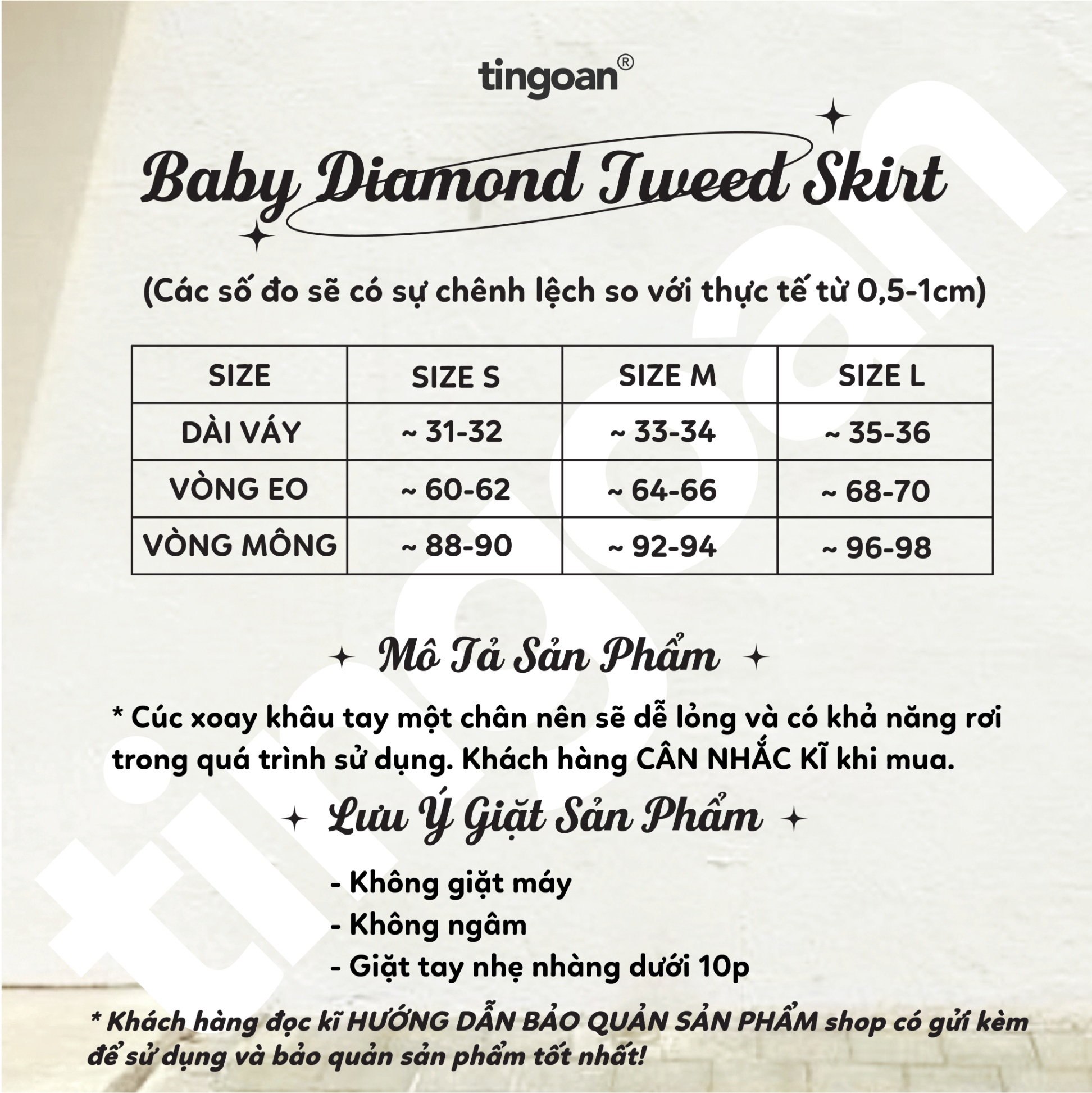 BABY DIAMOND SKIRT/RD