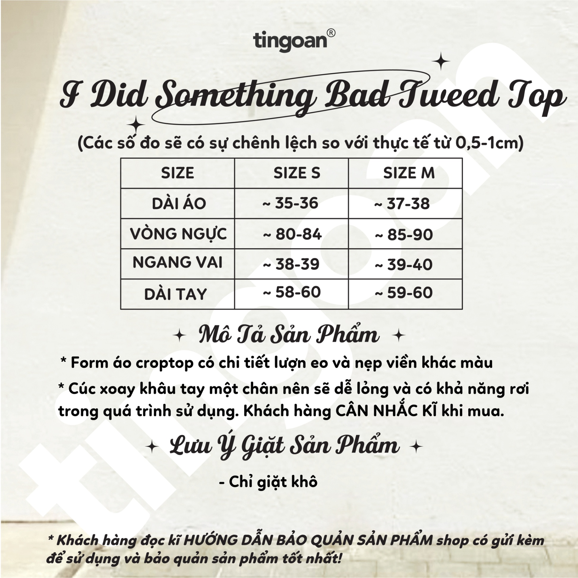 I DID SOMETHING BAD TOP/BL