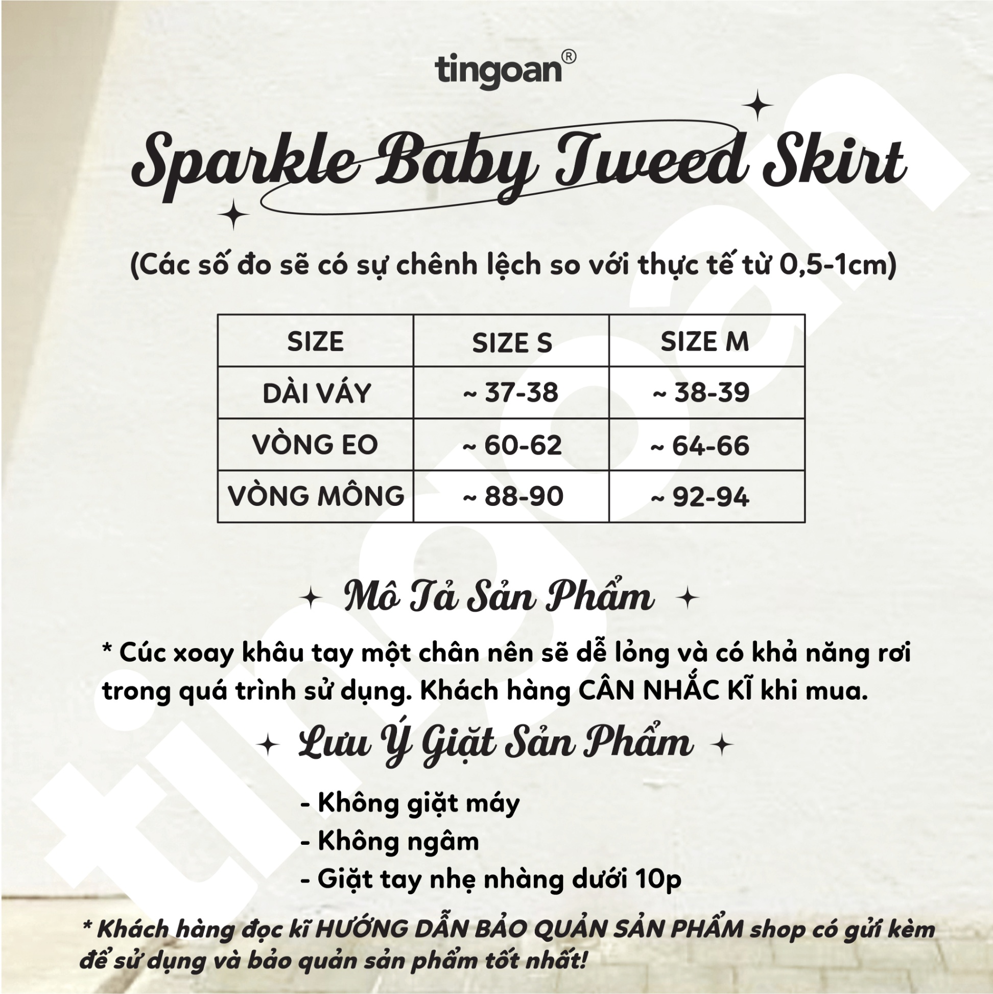 SPARKLE BABY SKIRT/BL