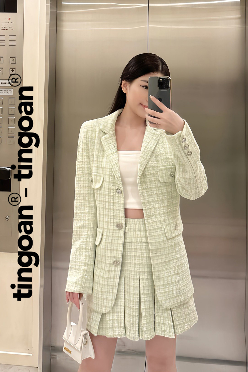 CHERRY CHAMPAGNE  BLAZER/MINT