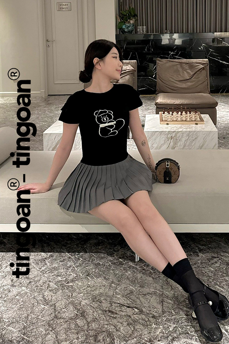 FORGET MY EX SKIRT/GR