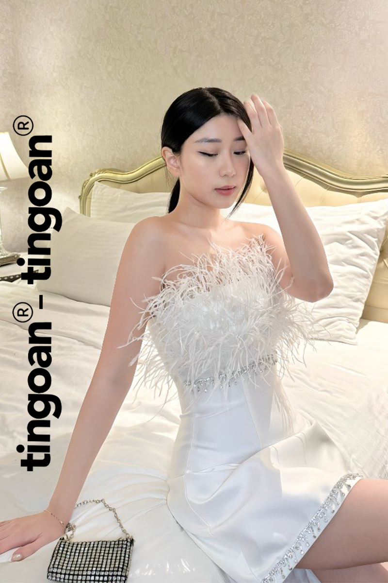 LOVE DEFENSE DRESS/WH