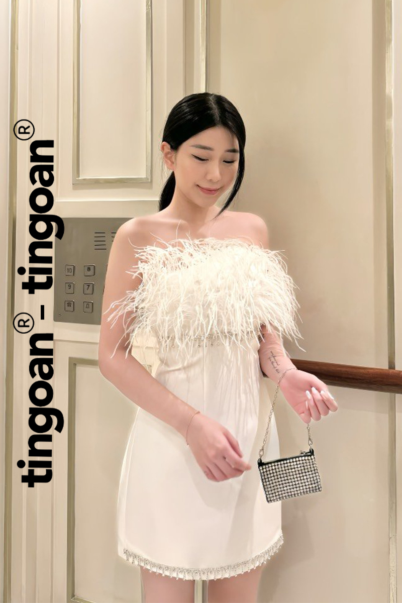 LOVE DEFENSE DRESS/WH