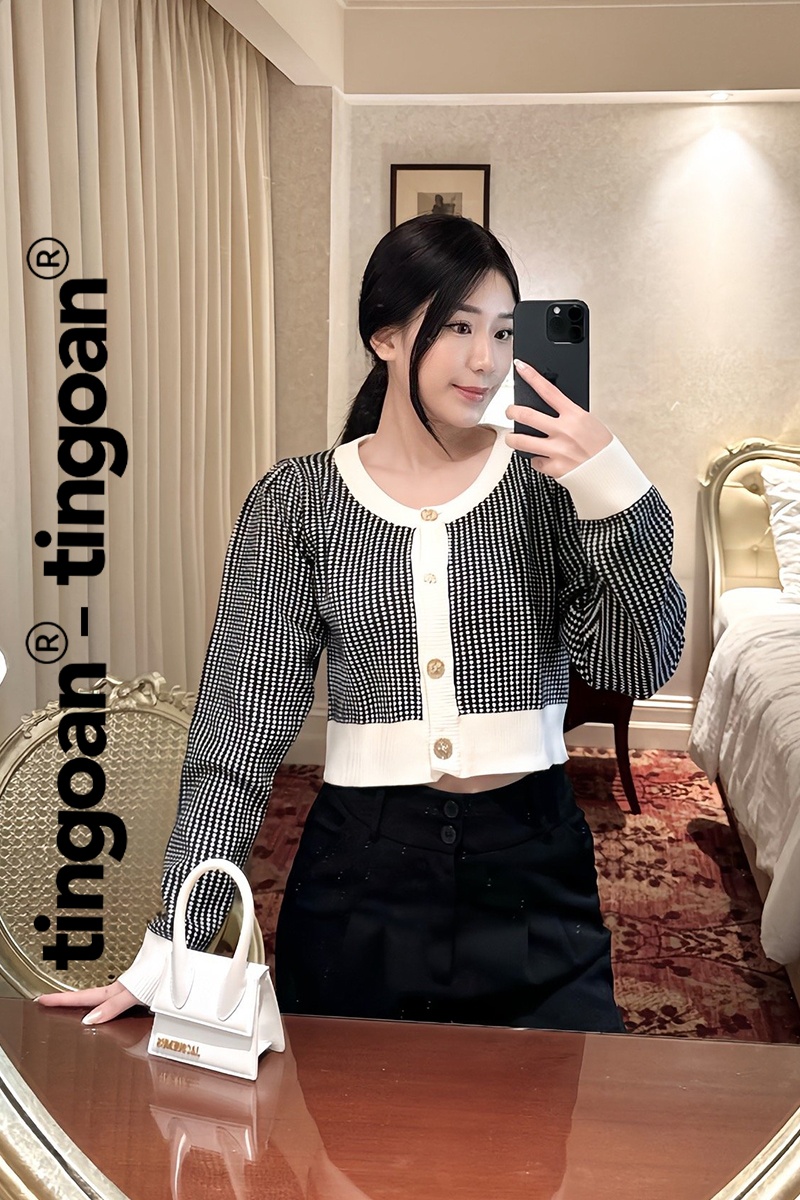 LOULOU CARDIGAN/BL