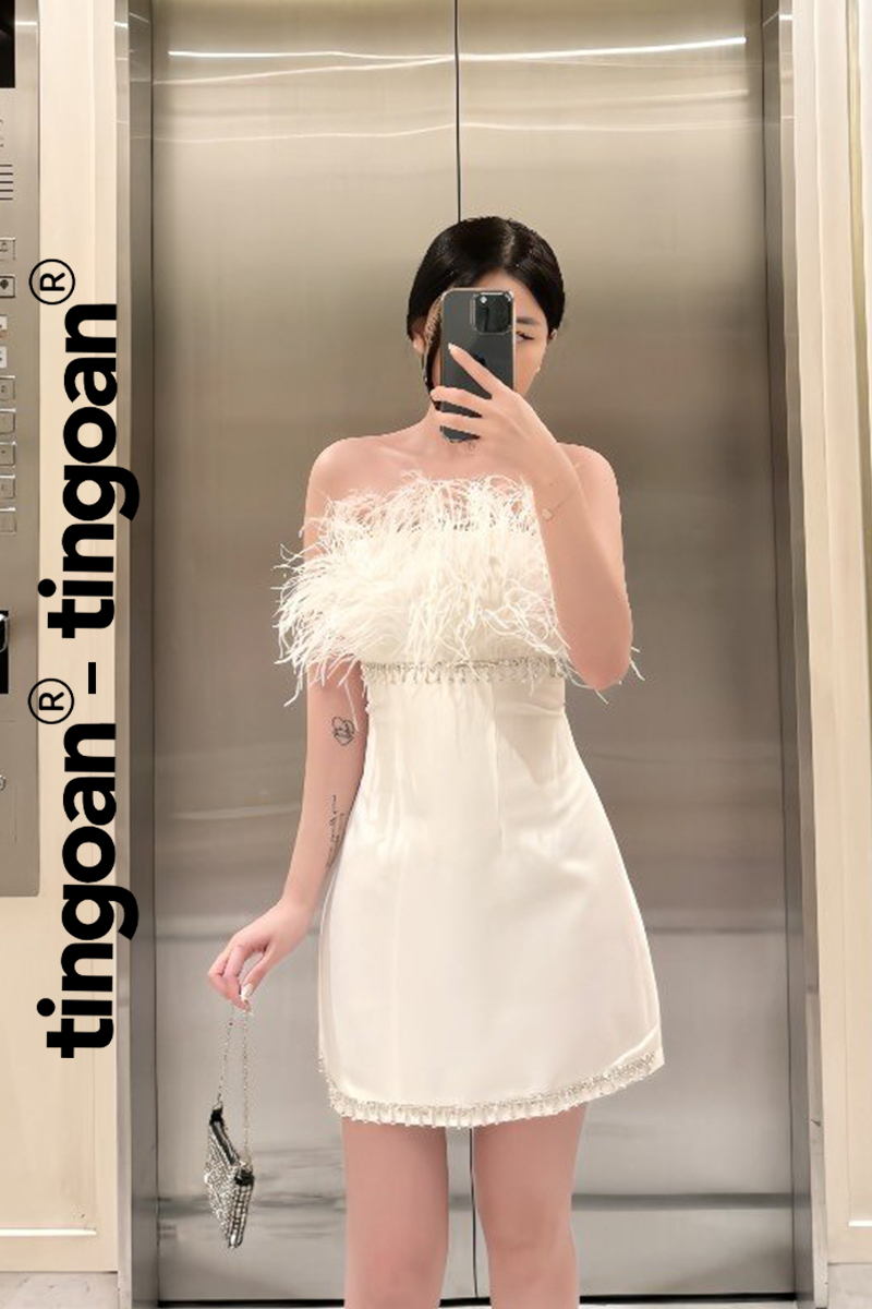 LOVE DEFENSE DRESS/WH