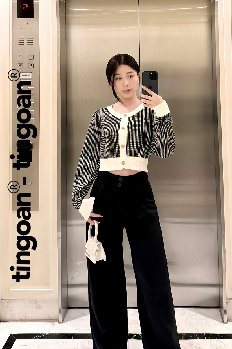 LOULOU CARDIGAN/BL