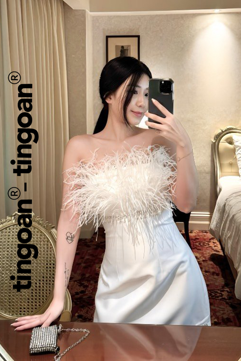 LOVE DEFENSE DRESS/WH