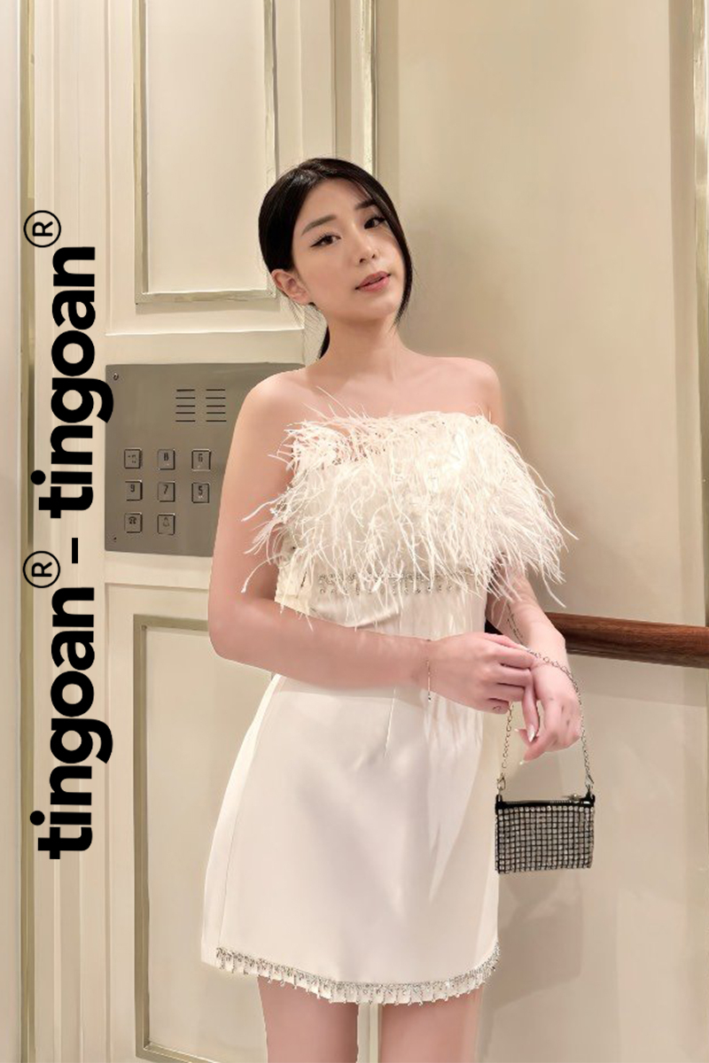 LOVE DEFENSE DRESS/WH