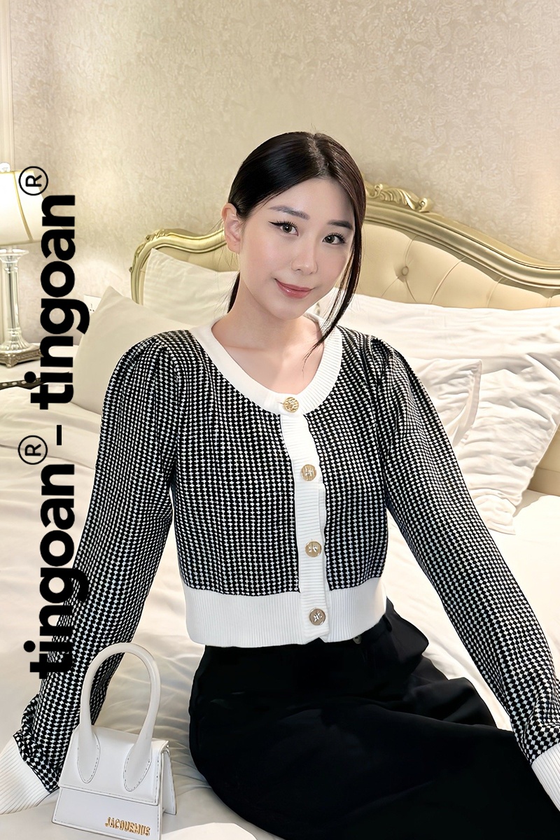 LOULOU CARDIGAN/BL