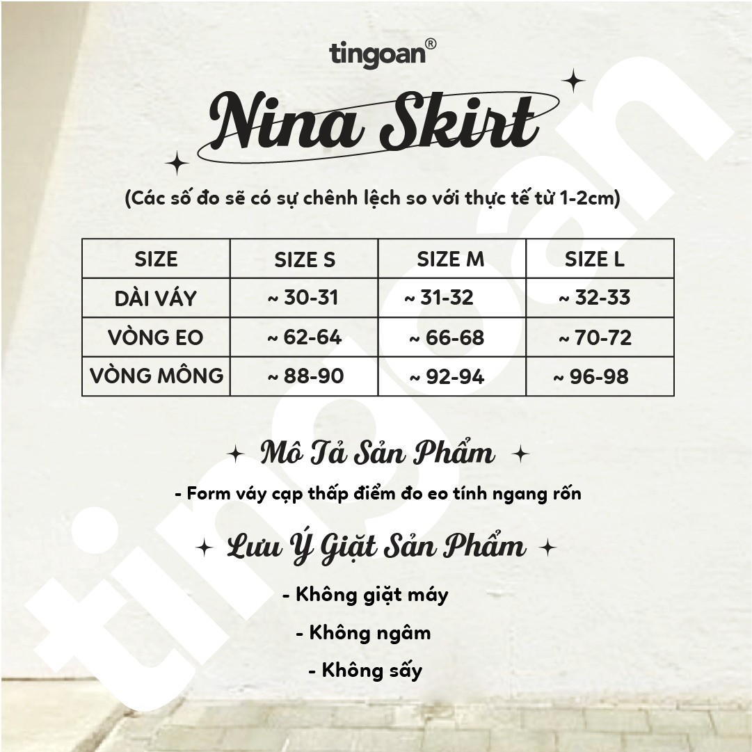 NINA SKIRT/WH