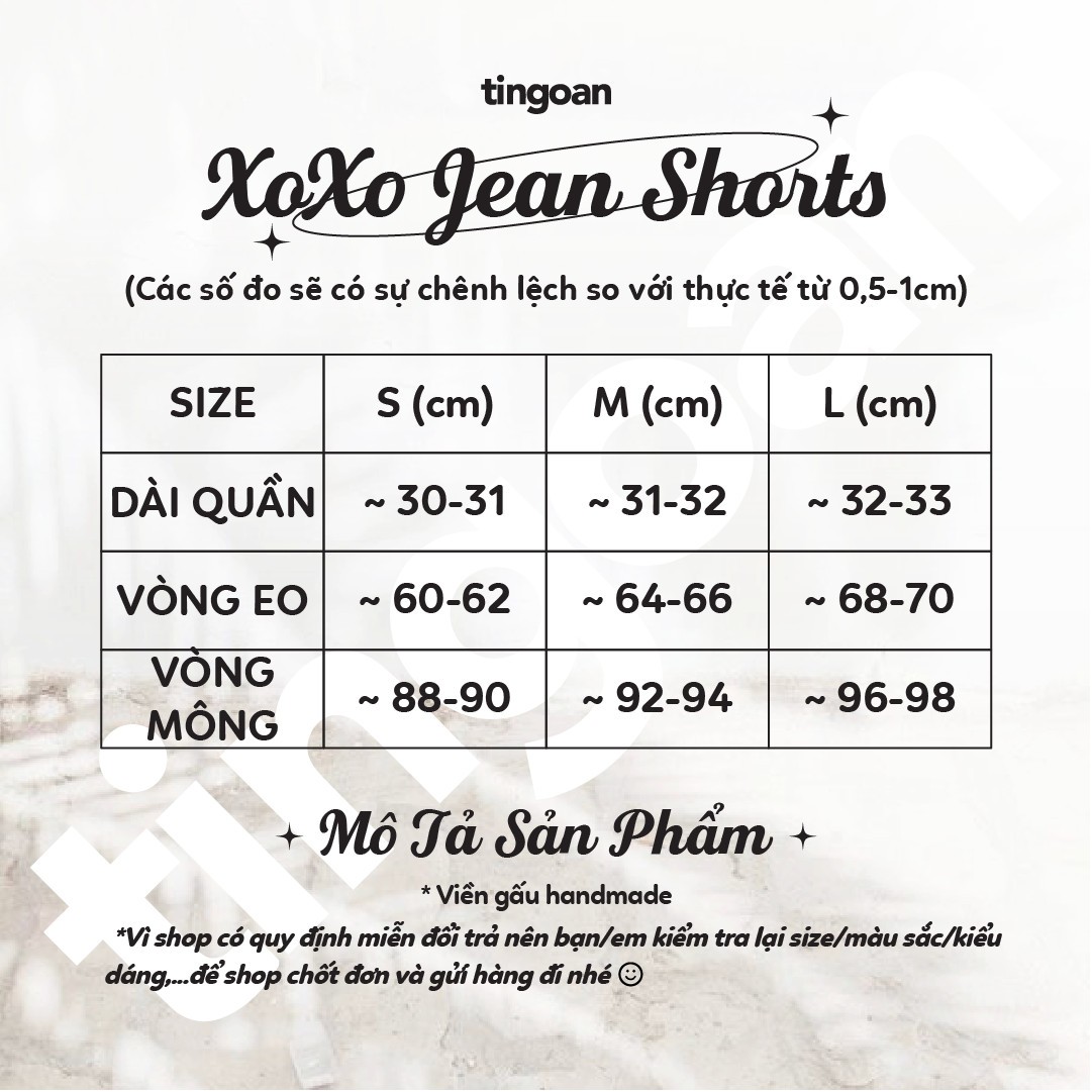 XOXO JEANS SHORTS/LC