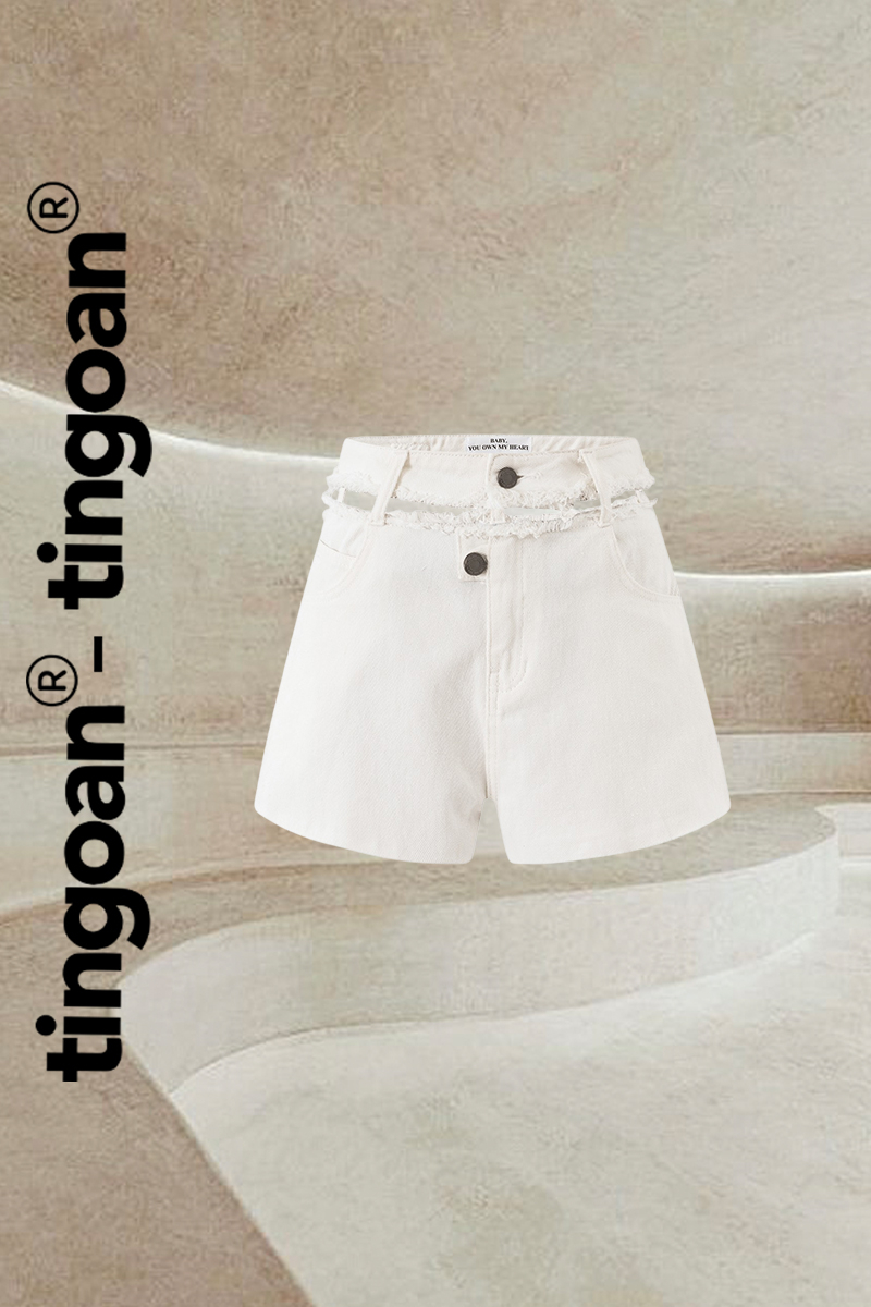 MAMIII JEANS SHORTS/WH