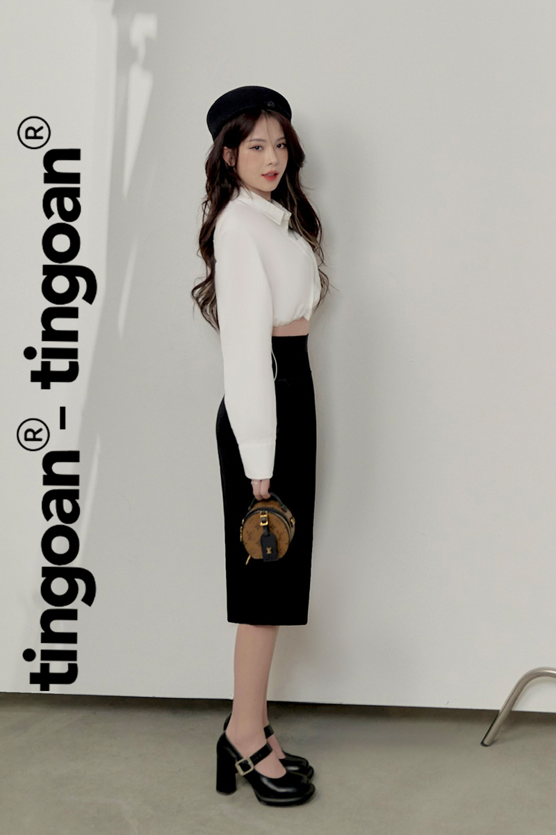 LINA LONG SKIRT/BL