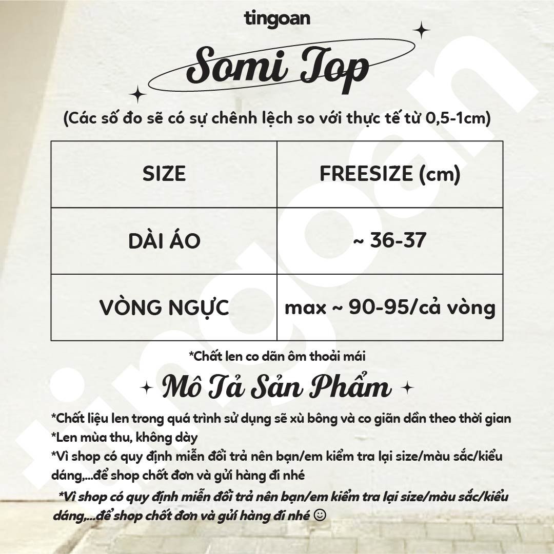 SOMI TOP/PK/FS