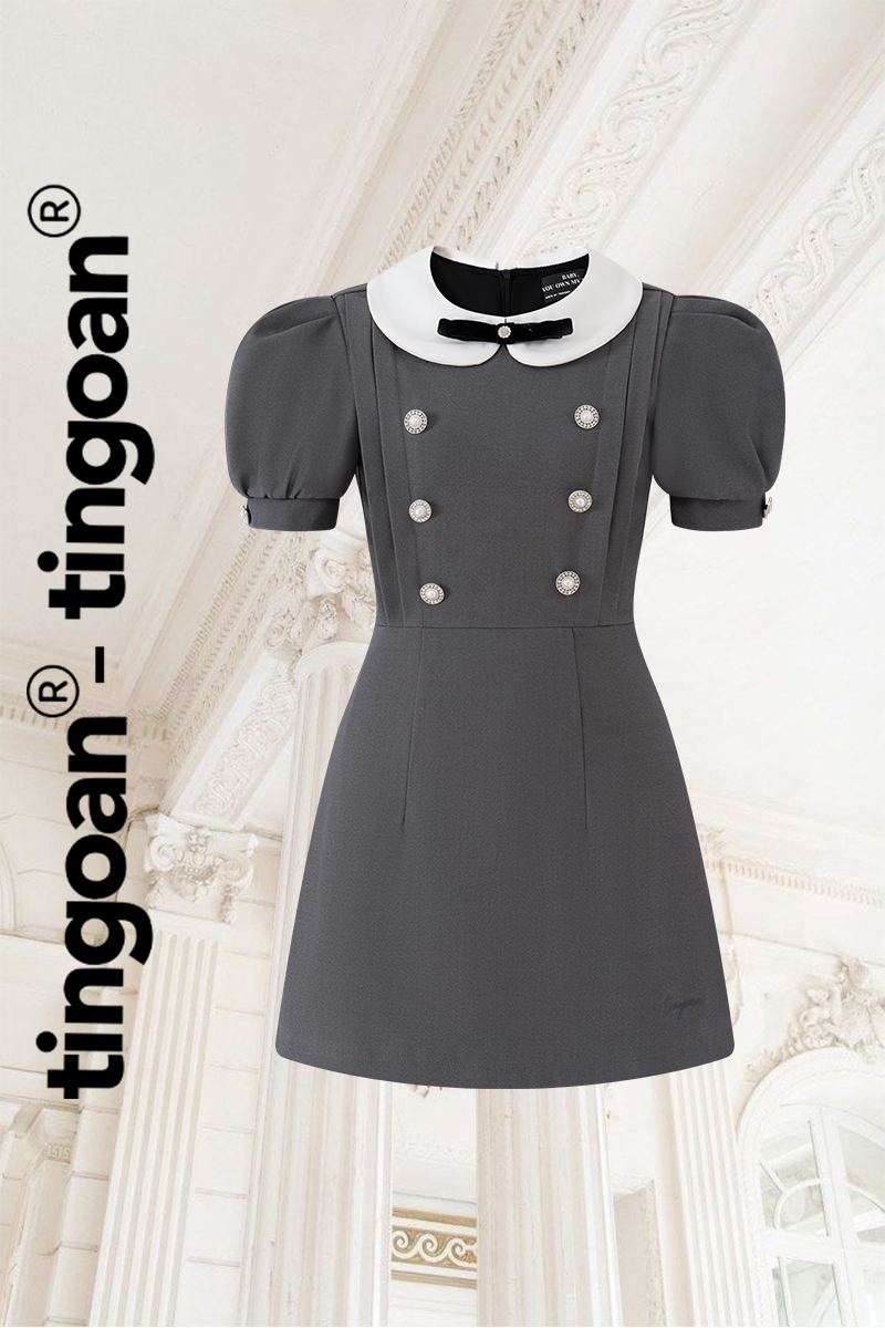 CLASSIE DRESS VER2 (KHÔNG CÚC TAY)/GR