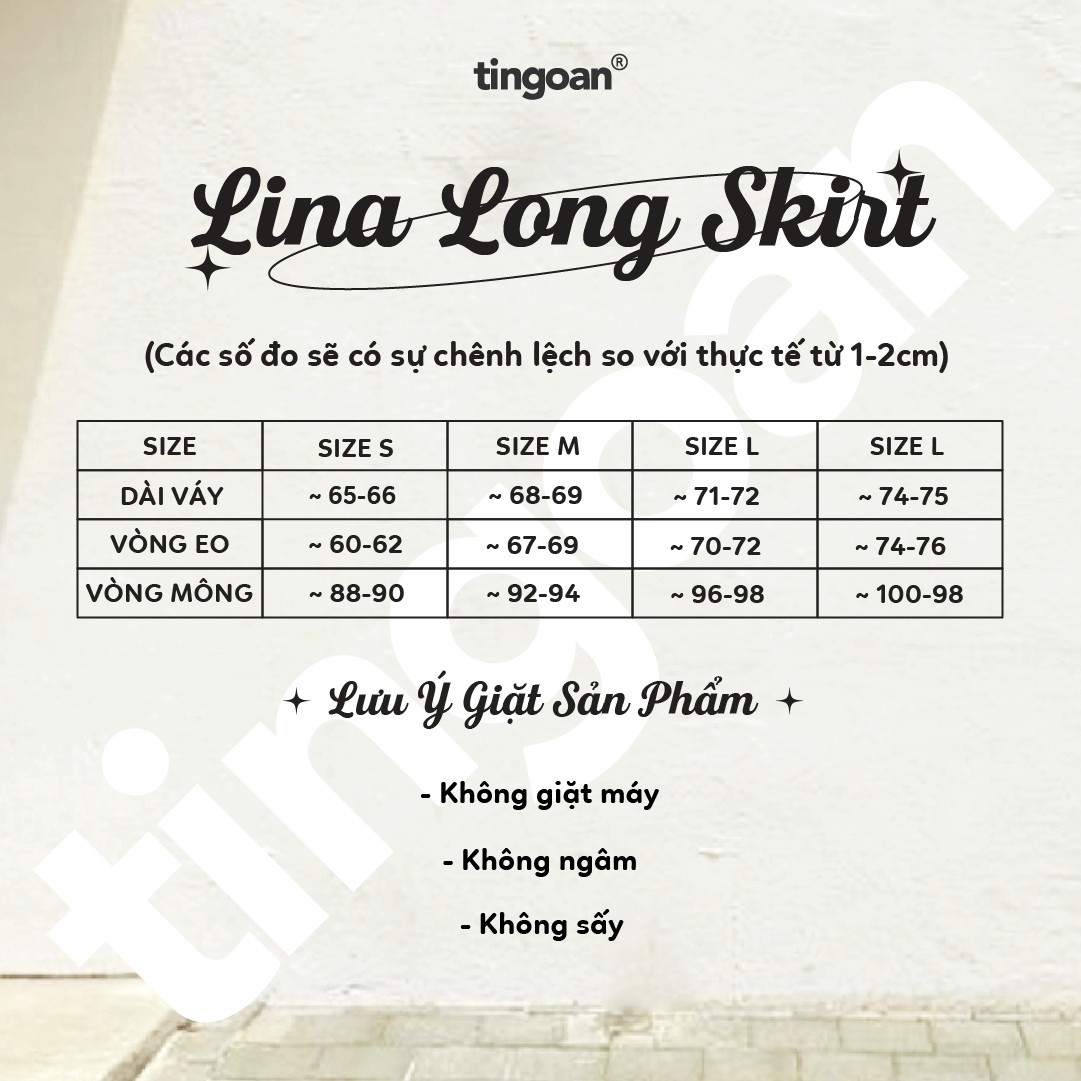 LINA LONG SKIRT/BL