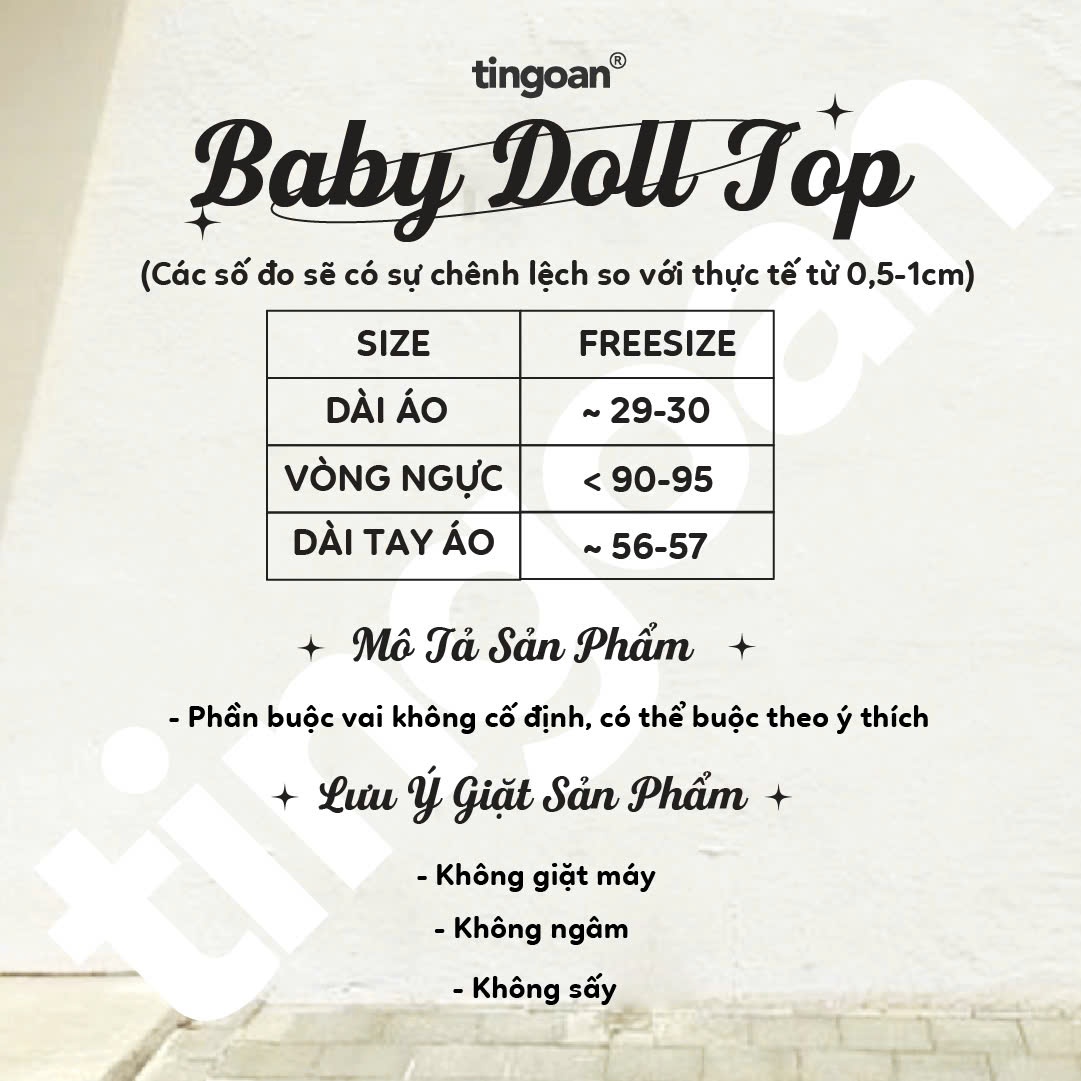 BABY DOLL TOP/GR/FS