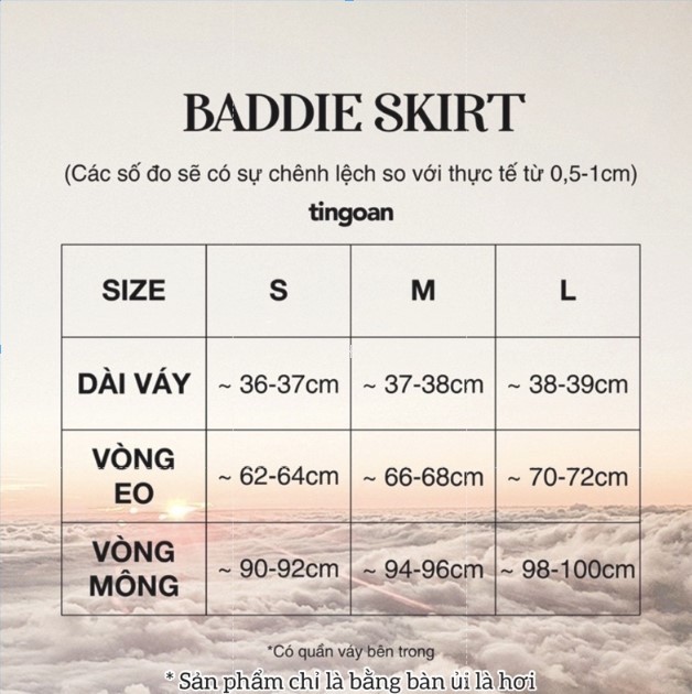 BADDIE SKIRT/BL