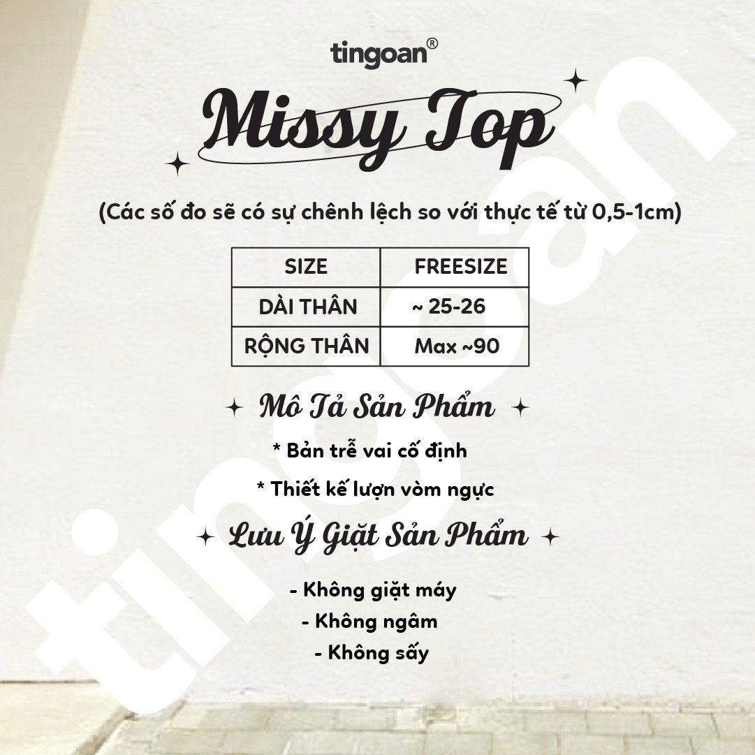 MISSY TOP/PK/FS
