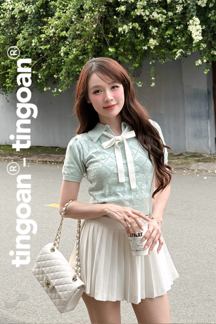 YURI YURI TOP/MINT/FS