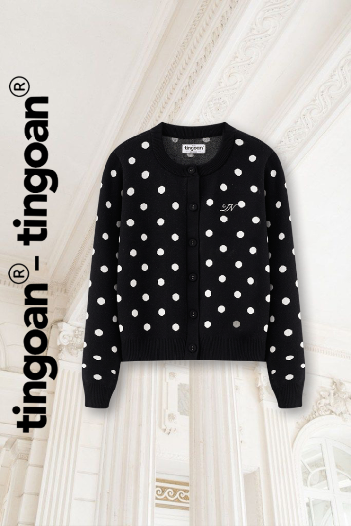DOTTIE CARDIGAN/BL/FS