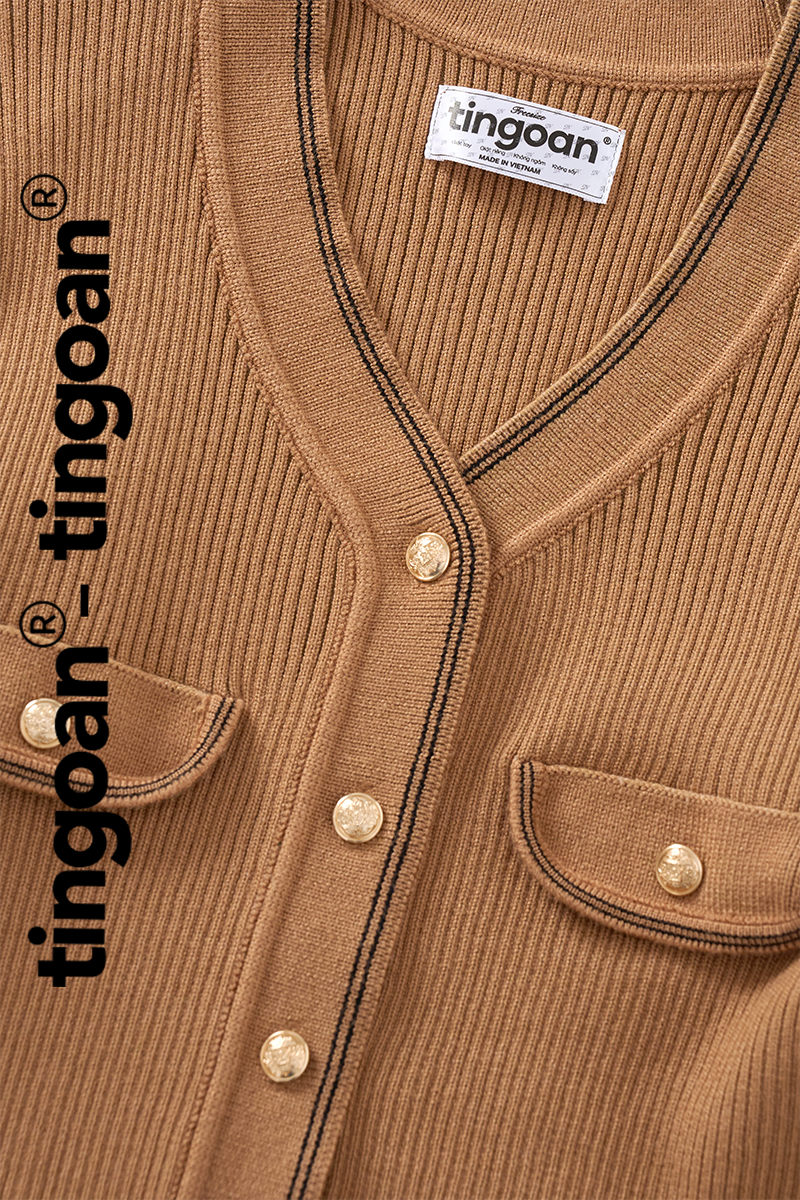 PONY HONEY CARDIGAN/BR/FS