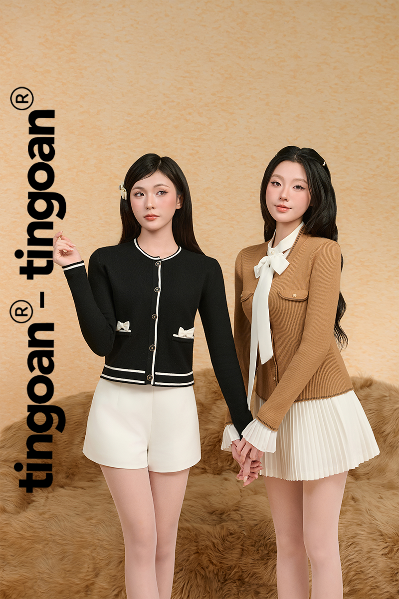 PONY HONEY CARDIGAN/BR/FS