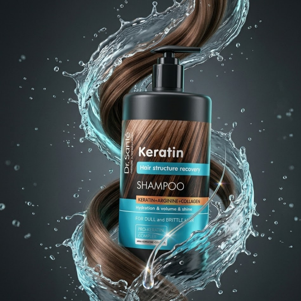 DẦU GỘI - Ủ DR.SANTÉ KERATIN PHỤC HỒI CẤU TRÚC TÓC 1000ML