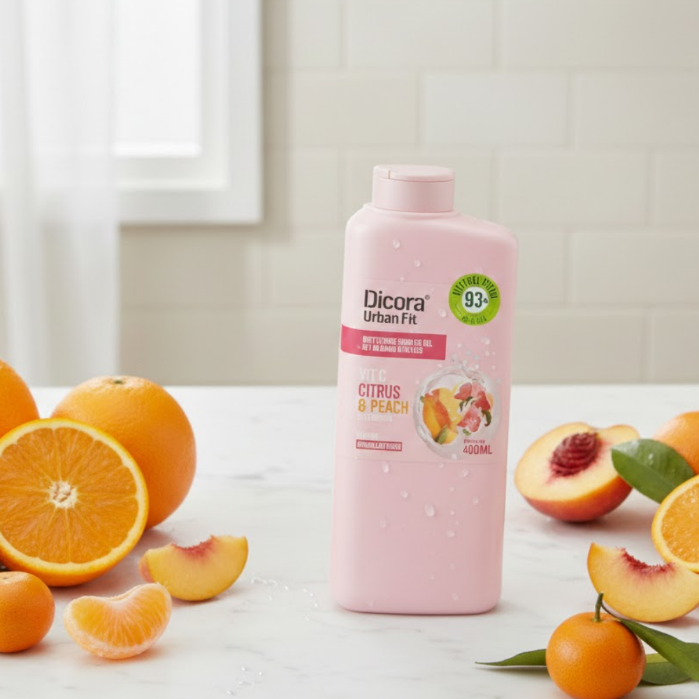 SỮA TẮM CAM QUÝT & ĐÀO DICORA URBAN FIT VITAMIN C