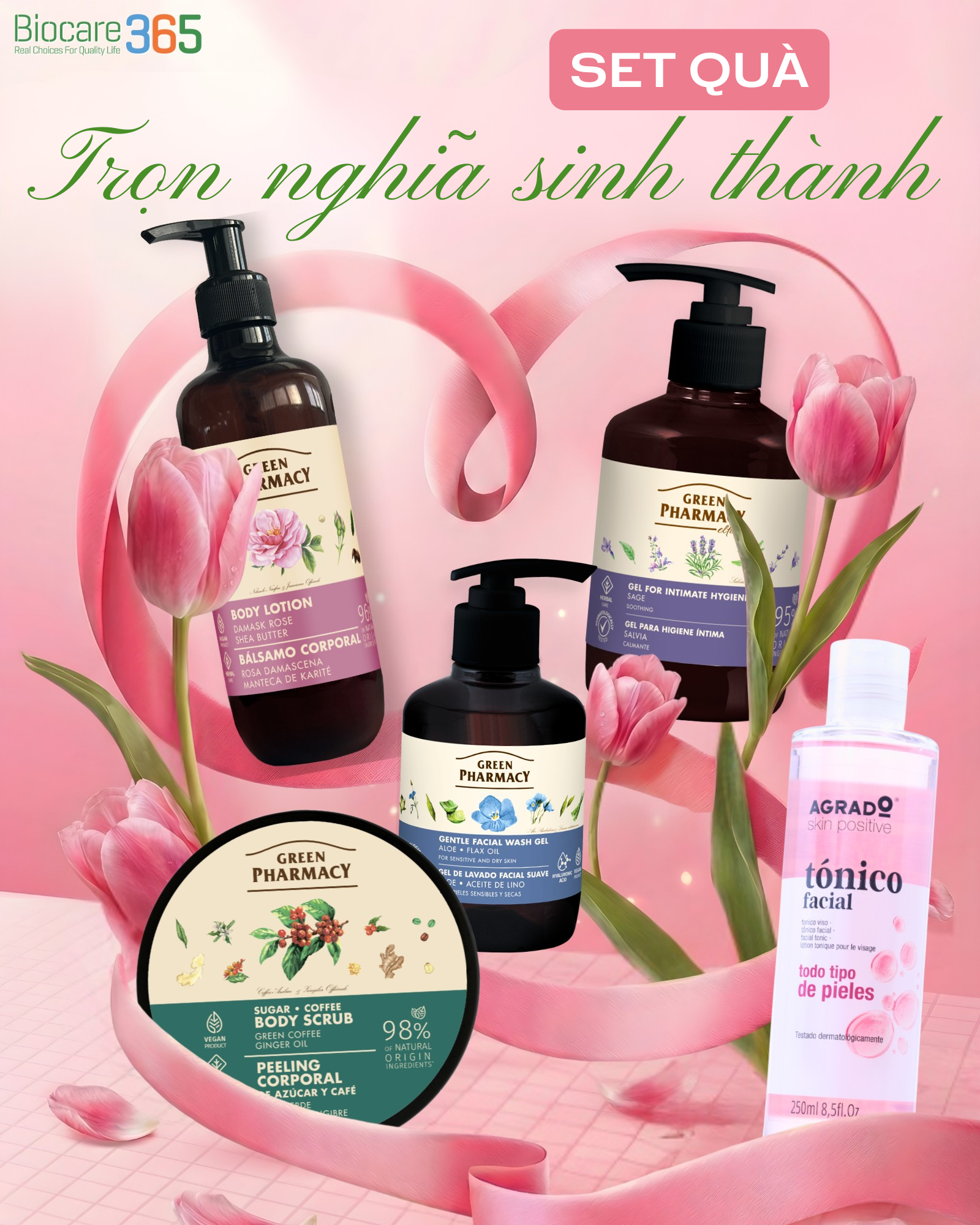 SET QUÀ TINH TẾ DÀNH TẶNG MẸ YÊU CỦA CON