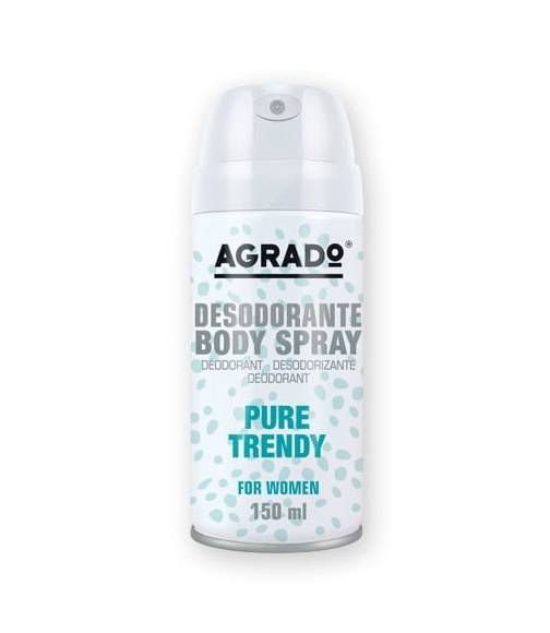  Agrado Xịt khử mùi body hương nước hoa Pure Trendy 150ml 