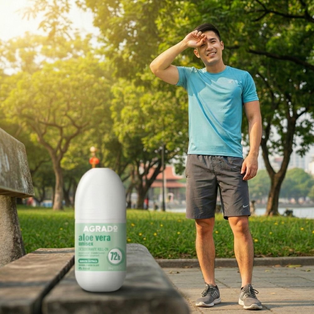 Agrado Lăn khử mùi lô hội Unisex 50ml