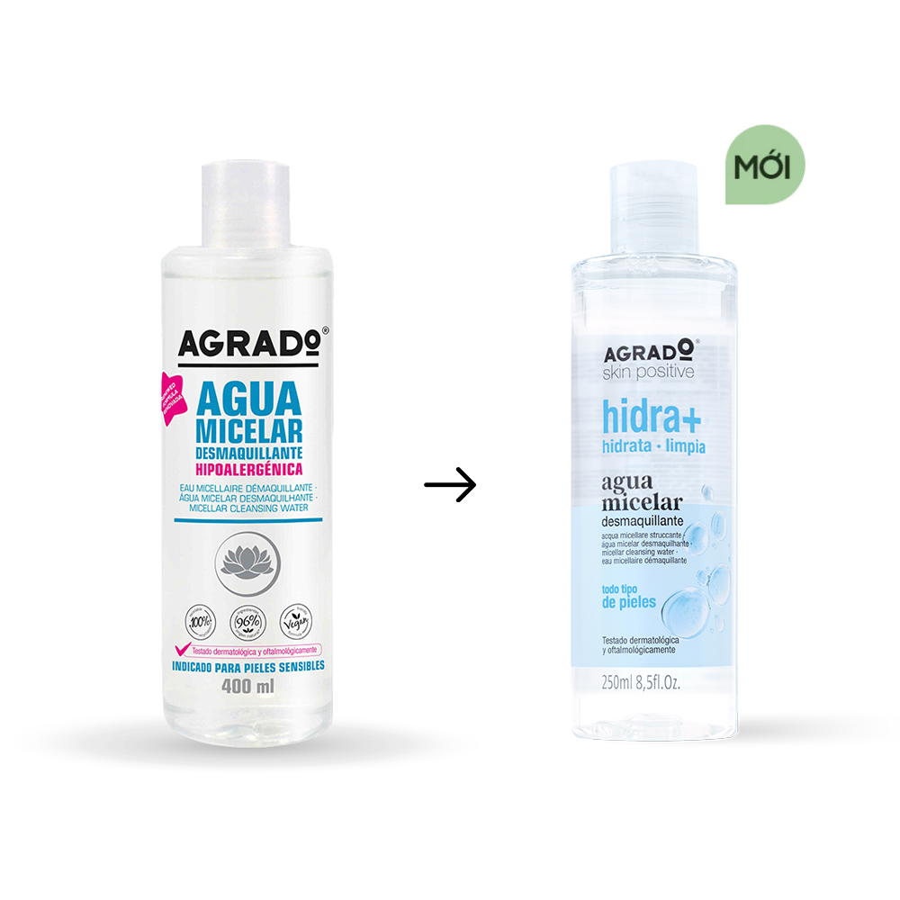  Agrado Nước tẩy trang Micellar 400ml 