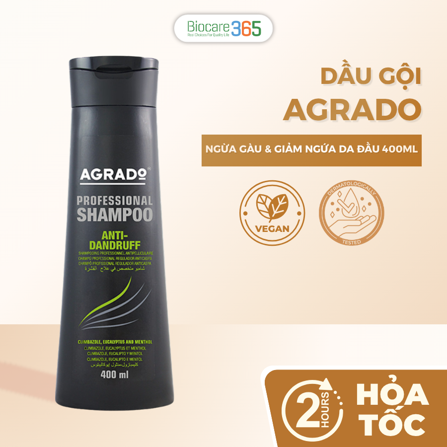 Dầu gội Agrado ngăn ngừa gàu 400ml