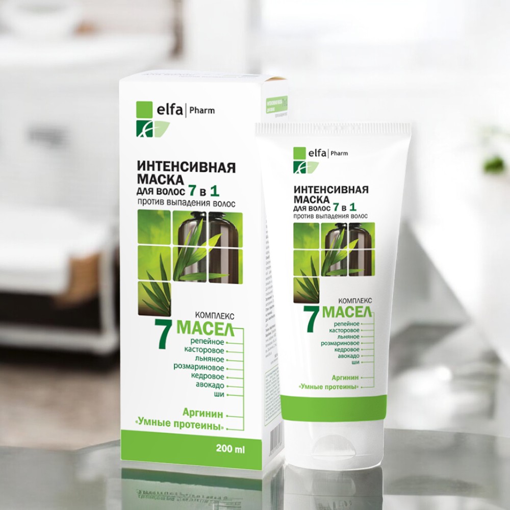 Dầu xả Elfa Pharm 7in1 chống rụng tóc chiết xuất 7 loại tinh dầu thảo dược 200ml