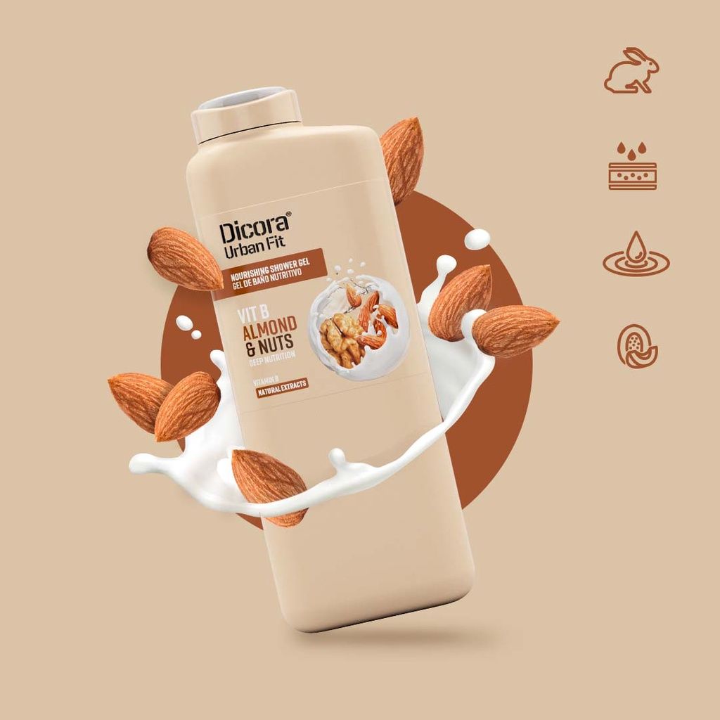 Dicora Sữa tắm Vitamin B Hạnh nhân & Các loại hạt