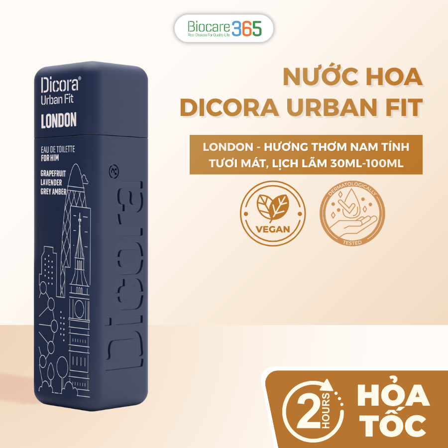 Dicora Urban Fit Dicora UF EDT London / Dicora Nuớc hoa London 30ml